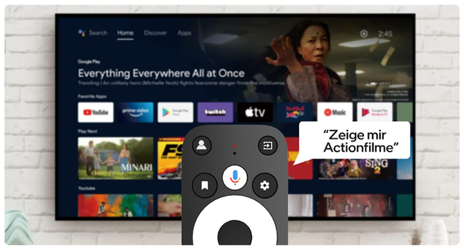 Bluetooth-Fernbedienung mit Google Assistant