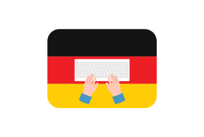 QWERTZ-Tastatur auf der Rückseite des Orbsmart AM-1 Pro