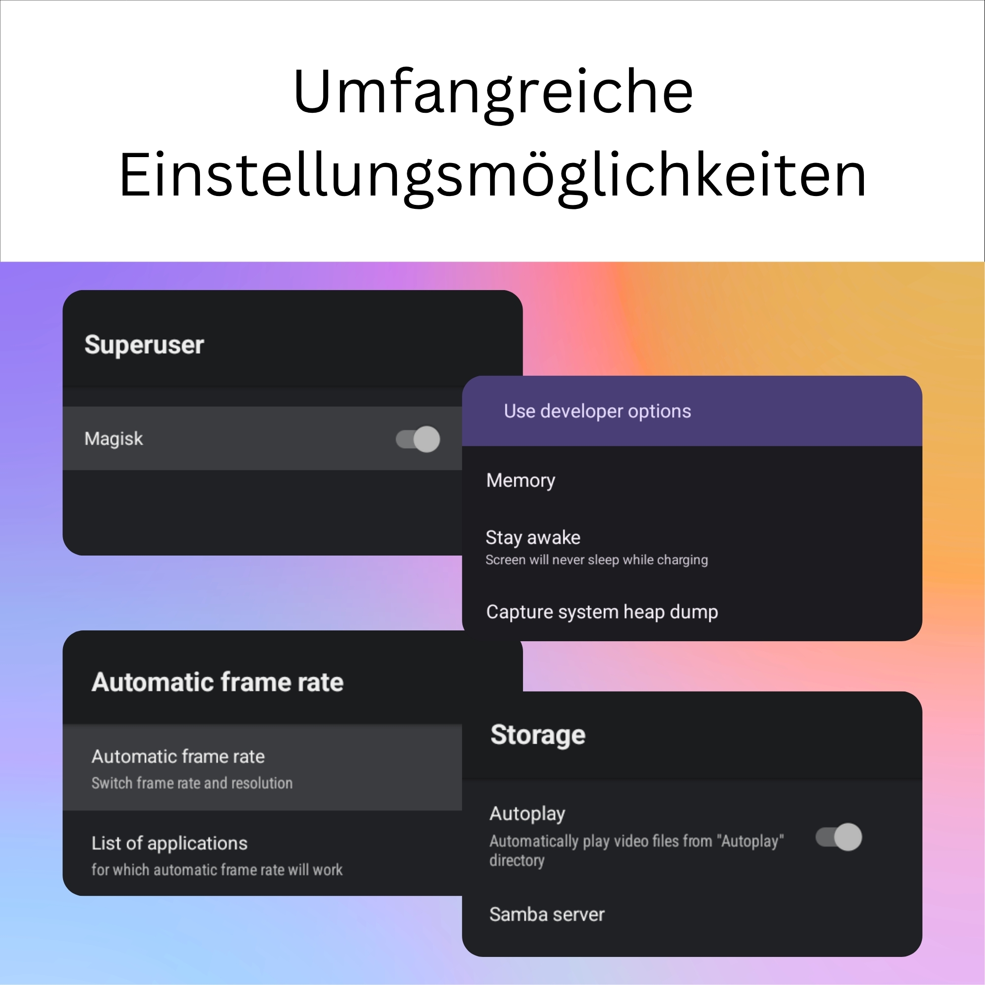 Einstellungen
